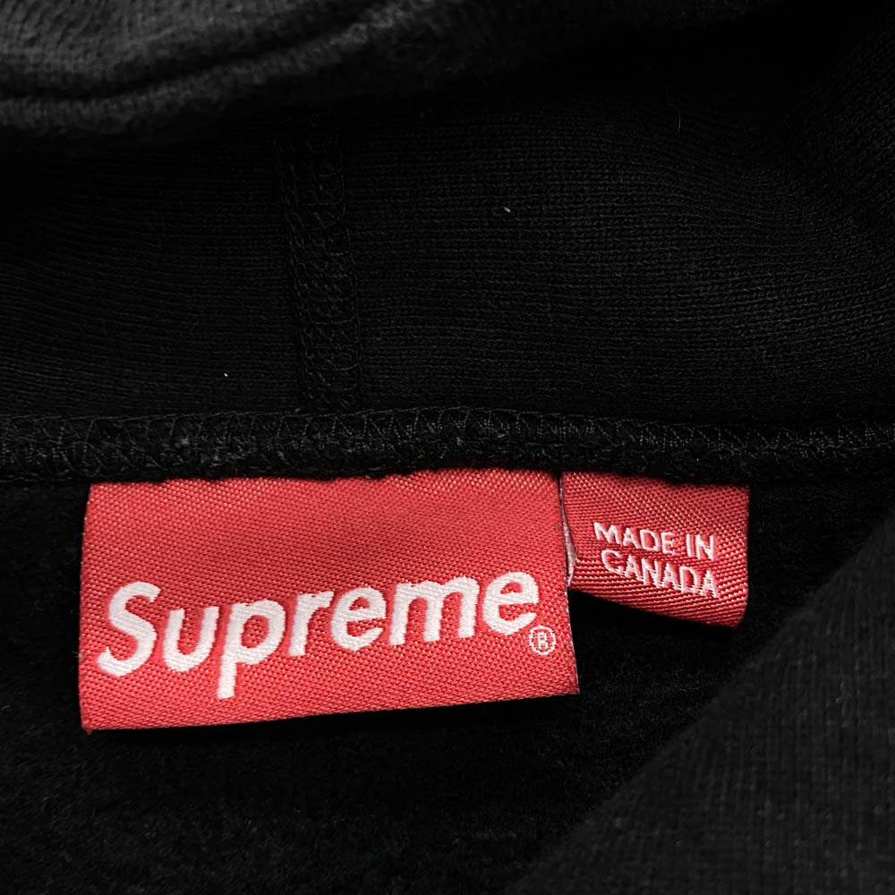 Supreme シュプリーム 22AW Capital Hooded Sweatshirt ロゴ フーディー パーカー ブラック系 L【中古】