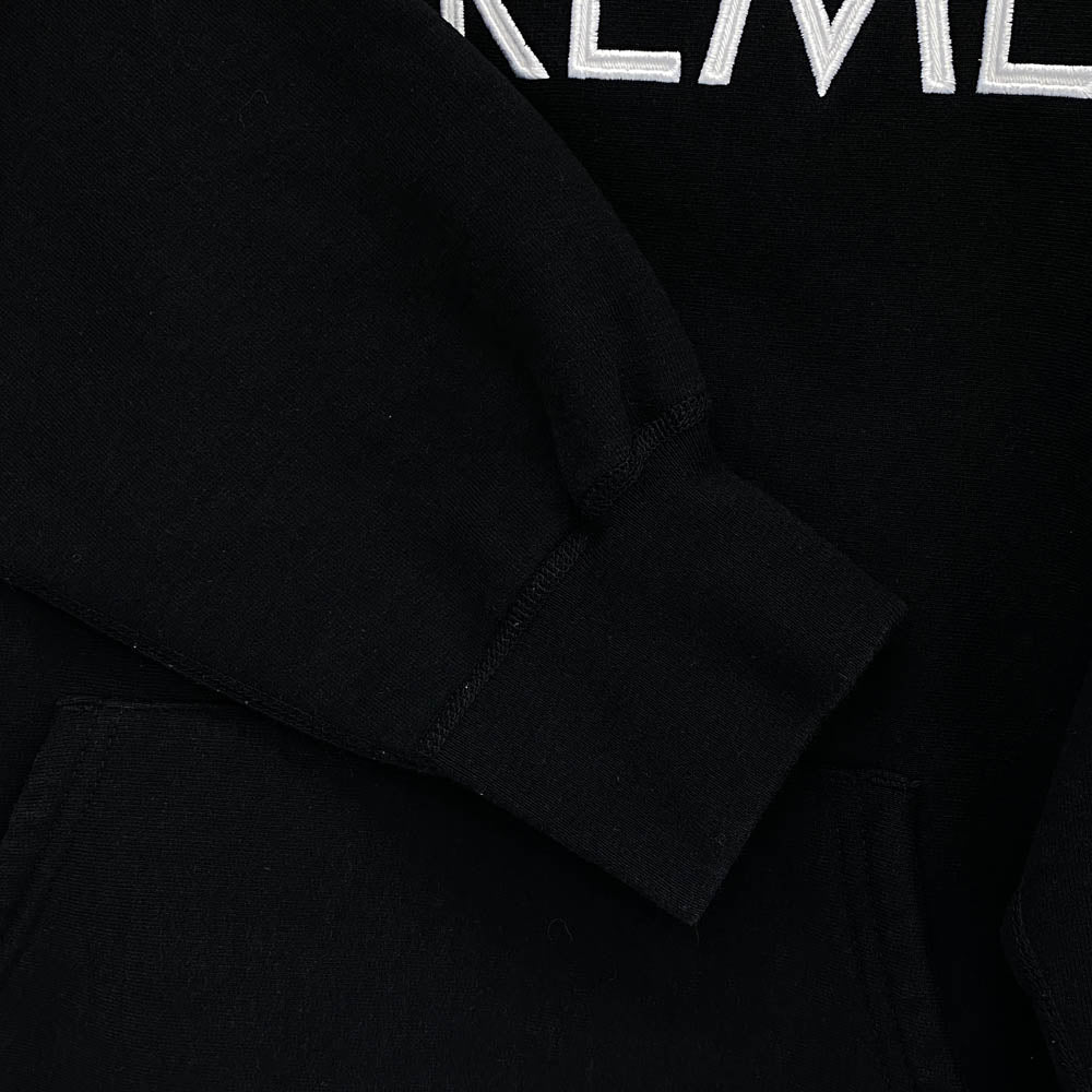 Supreme シュプリーム 22AW Capital Hooded Sweatshirt ロゴ フーディー パーカー ブラック系 L【中古】