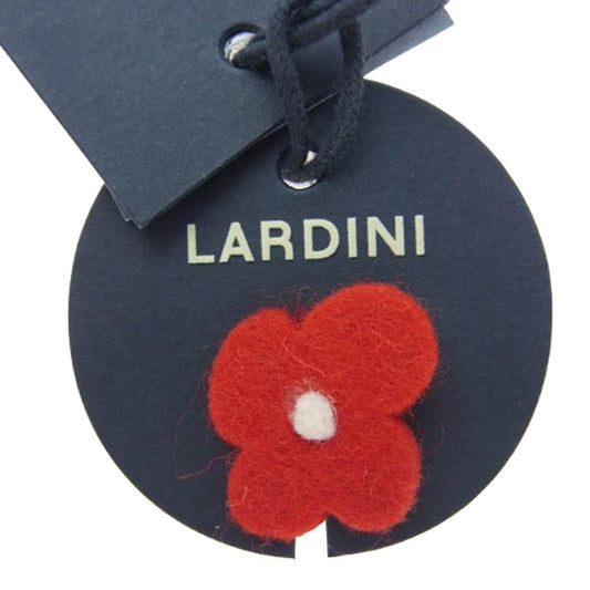 LARDINI ラルディーニ ブートニエール ピエトロテルツィーニ フラワー ピン レッド系【新古品】【未使用】【中古】