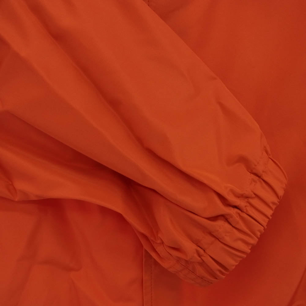 BALENCIAGA バレンシアガ 19AW 556238 TYD36 Logo Raincoat バックロゴ レインコート フーデッドロングジャケット ウィンドブレーカー レッド系 46【極上美品】【中古】