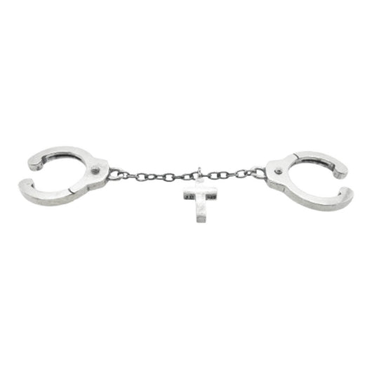 Justin Davis ジャスティンデイビス SEJ845 WANDERLUST CROSS ワンダーラスト クロス 手錠 イヤーカフ ピアス シルバー系【中古】