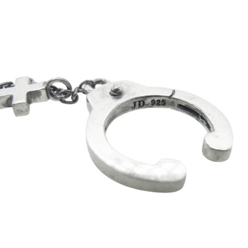 Justin Davis ジャスティンデイビス SEJ845 WANDERLUST CROSS ワンダーラスト クロス 手錠 イヤーカフ ピアス シルバー系【中古】