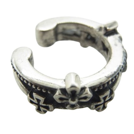 Justin Davis ジャスティンデイビス SEJ848 クロス イヤーカフ 片耳 シルバー系【中古】