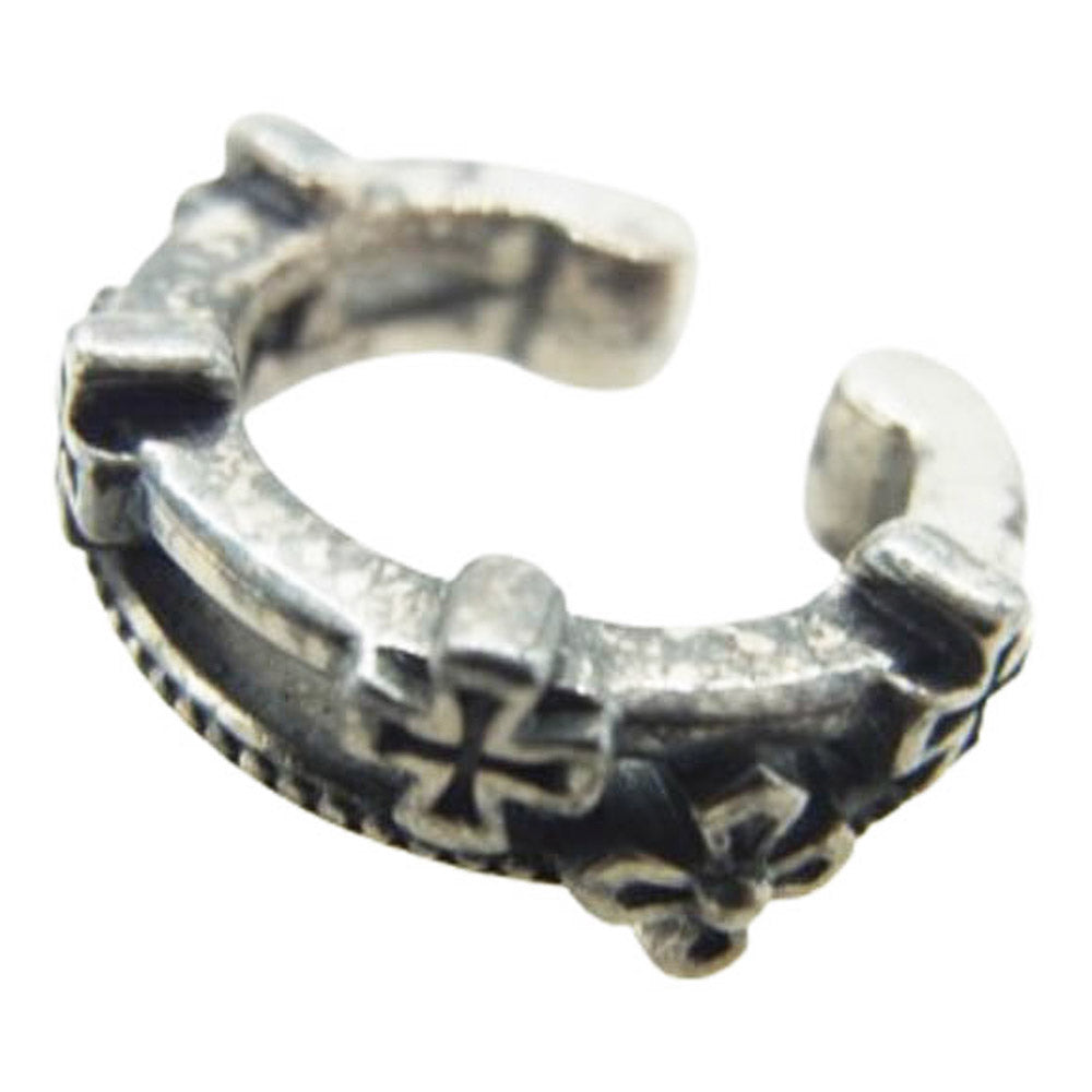 Justin Davis ジャスティンデイビス SEJ848 クロス イヤーカフ 片耳 シルバー系【中古】