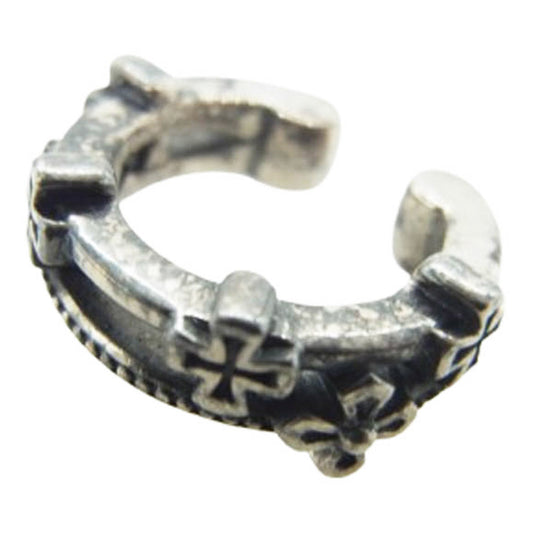 Justin Davis ジャスティンデイビス SEJ848 クロス イヤーカフ 片耳 シルバー系【中古】