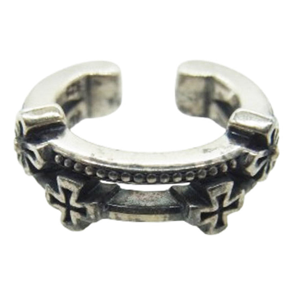 Justin Davis ジャスティンデイビス SEJ848 クロス イヤーカフ 片耳 シルバー系【中古】