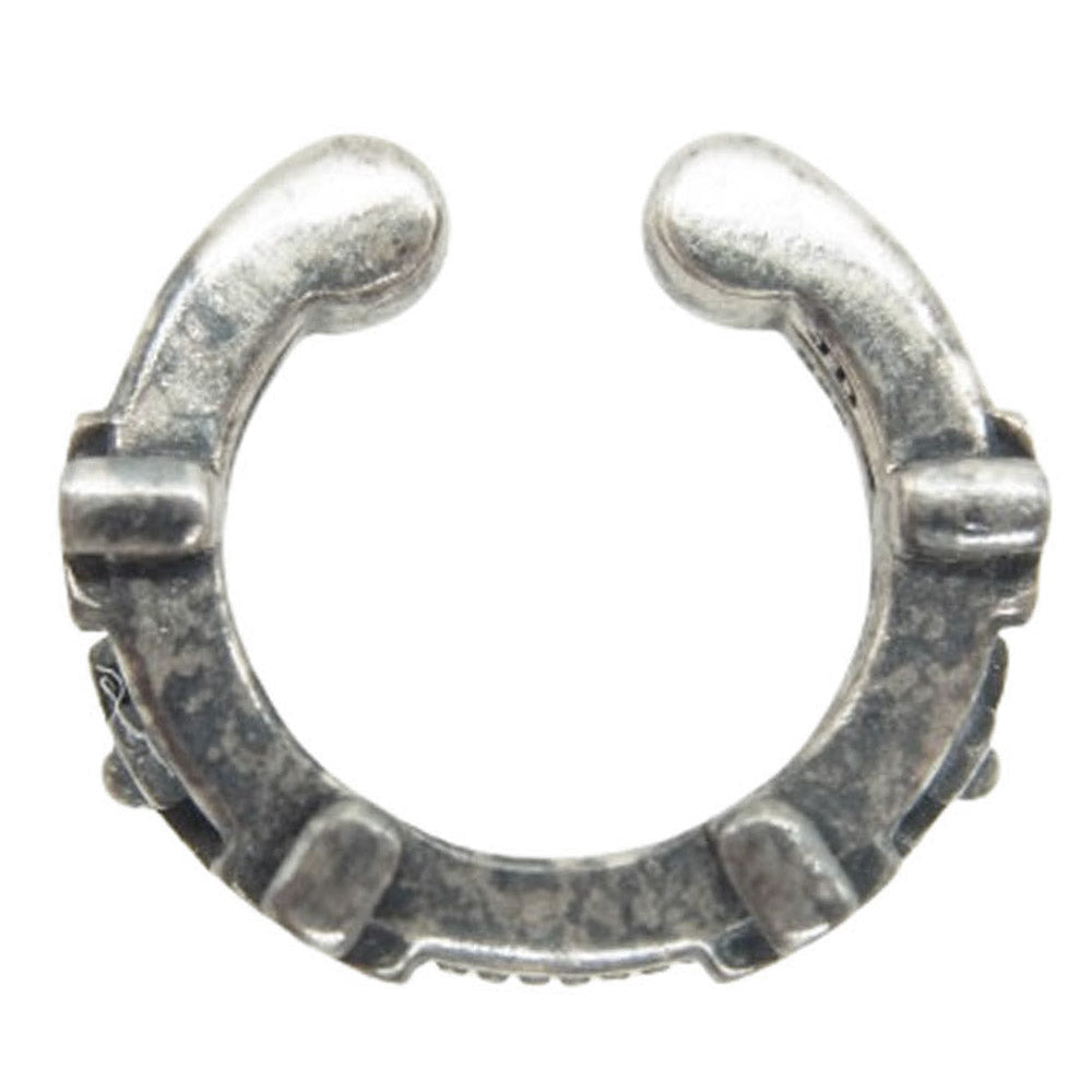 Justin Davis ジャスティンデイビス SEJ848 クロス イヤーカフ 片耳 シルバー系【中古】