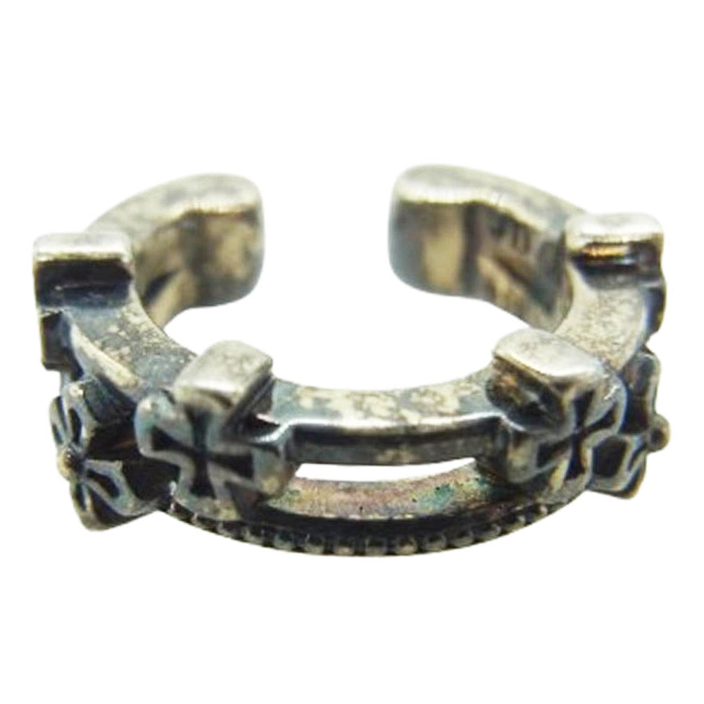 Justin Davis ジャスティンデイビス SEJ848 クロス イヤーカフ 片耳 シルバー系【中古】