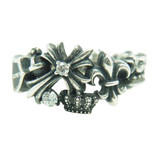 Justin Davis ジャスティンデイビス SRJ664 FIELD OF ELYSIUM RING フィールド オブ エリュシオン リング シルバー系 13号【中古】