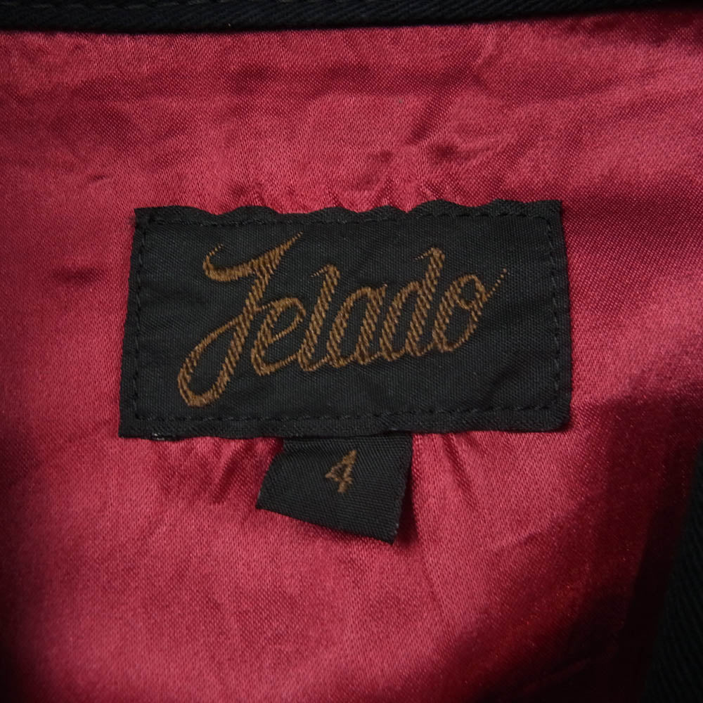JELADO ジェラード 刺繍 ベトジャン スーベニア ジャケット ブラック系 4【中古】
