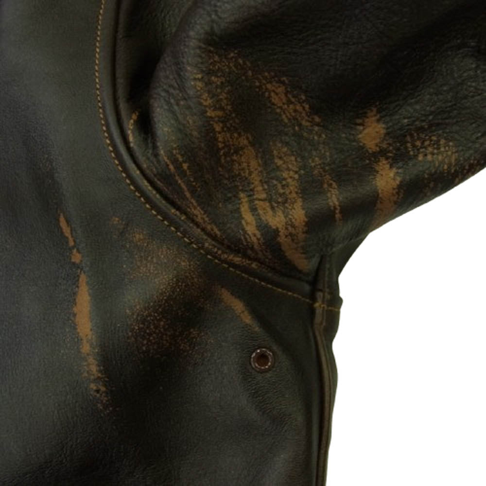 RAINBOW COUNTRY レインボーカントリー Type A-2 ROUGH WEAR ラフウェア 実名復刻 フライト ジャケット ブラウン系 42【中古】