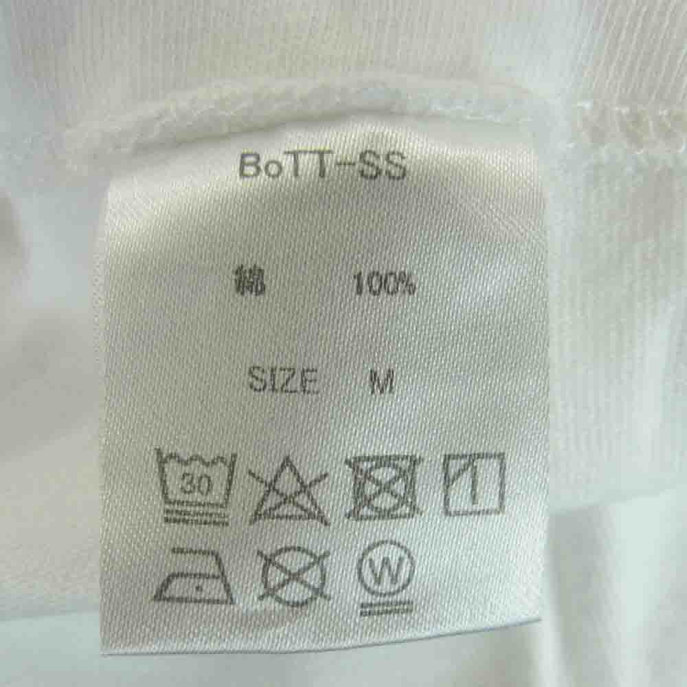 BOTT ボット BoTT-SS birth of the teenager リップ プリント 半袖 Tシャツ コットン 中国製 ホワイト系 M【中古】