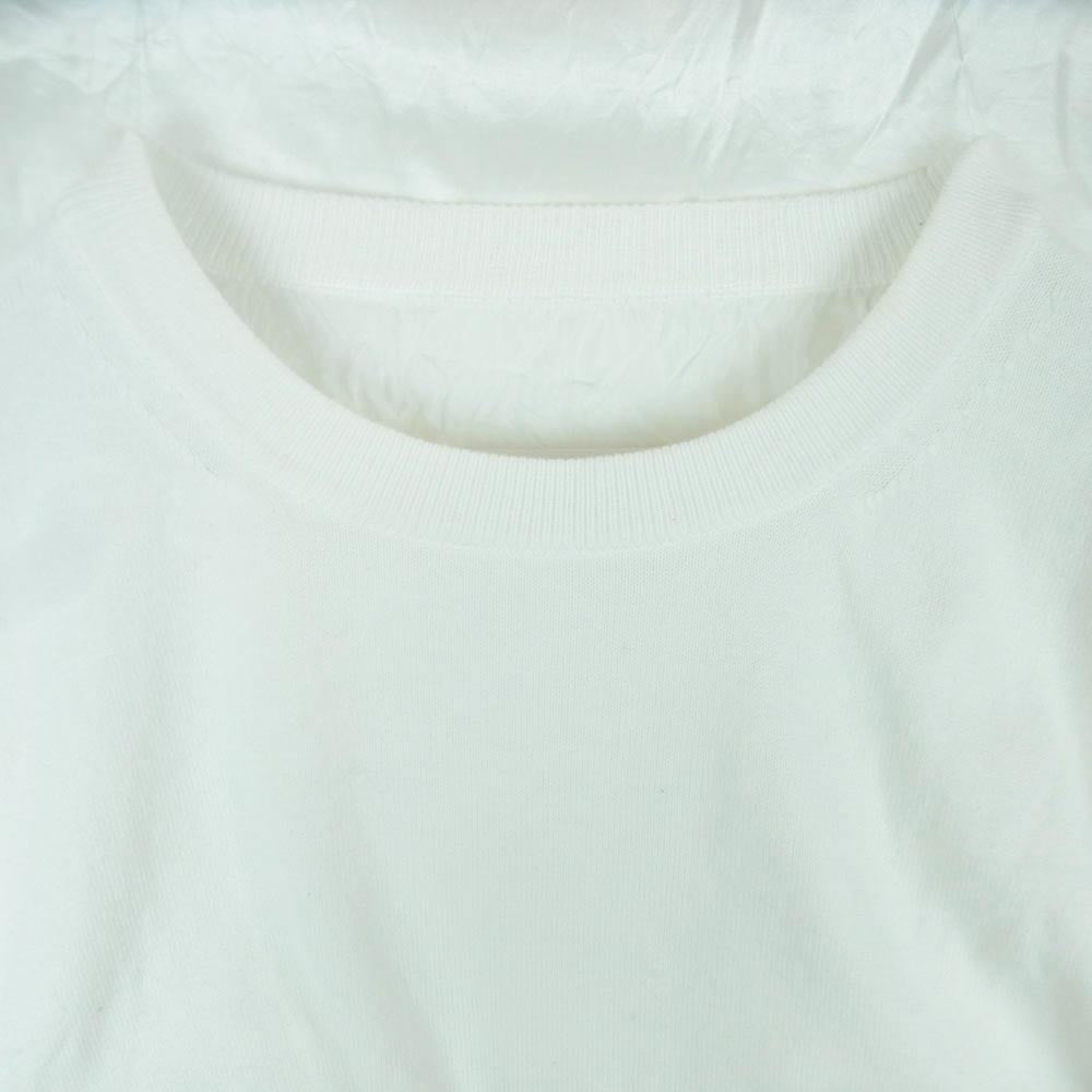 MAISON MARGIELA メゾンマルジェラ 18SS S52HA0101 S16248 ラウンドネック バック切替 デザイン クルーネック ニット セーター スウェット ホワイト系 M【中古】