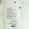 MAISON MARGIELA メゾンマルジェラ 18SS S52HA0101 S16248 ラウンドネック バック切替 デザイン クルーネック ニット セーター スウェット ホワイト系 M【中古】