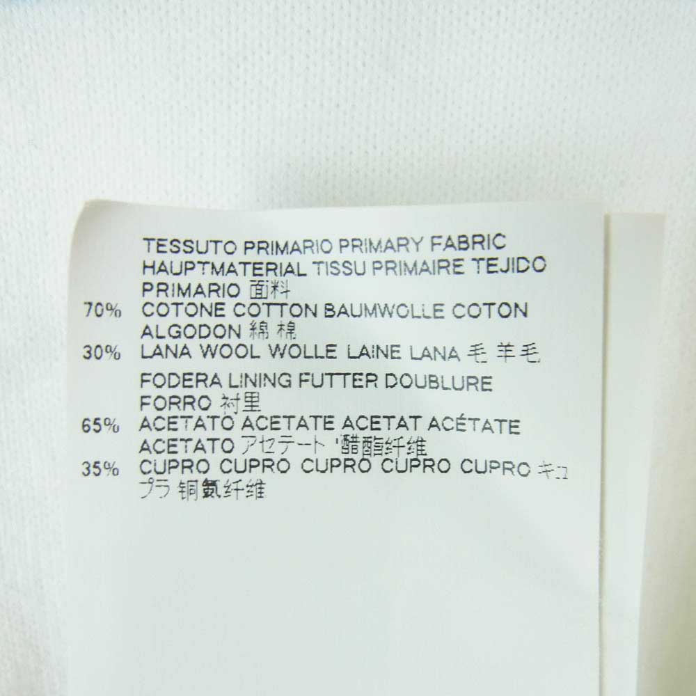 MAISON MARGIELA メゾンマルジェラ 18SS S52HA0101 S16248 ラウンドネック バック切替 デザイン クルーネック ニット セーター スウェット ホワイト系 M【中古】