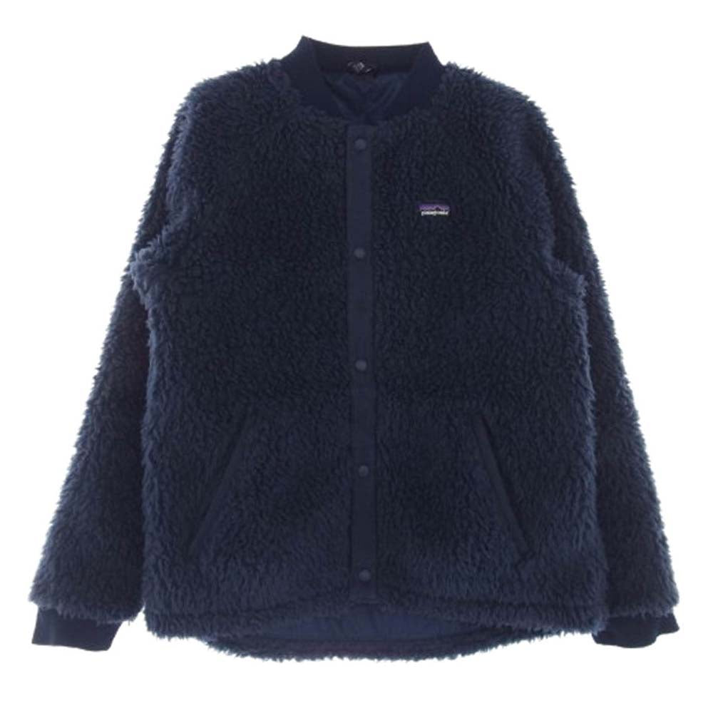 patagonia パタゴニア STY65415 Girls’ Retro-X Bomber Jacket ガールズ レトロX フリース ジャケット ネイビー系 XXL【中古】