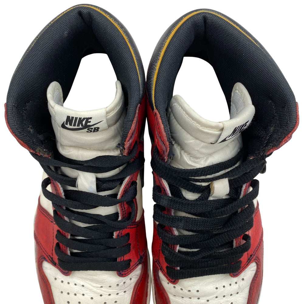 NIKE ナイキ CD6578-507 SB × Air Jordan 1 Retro High La To Chicago AJ1 エアジョーダン1 ハイカットスニーカー レッド系 29cm【中古】