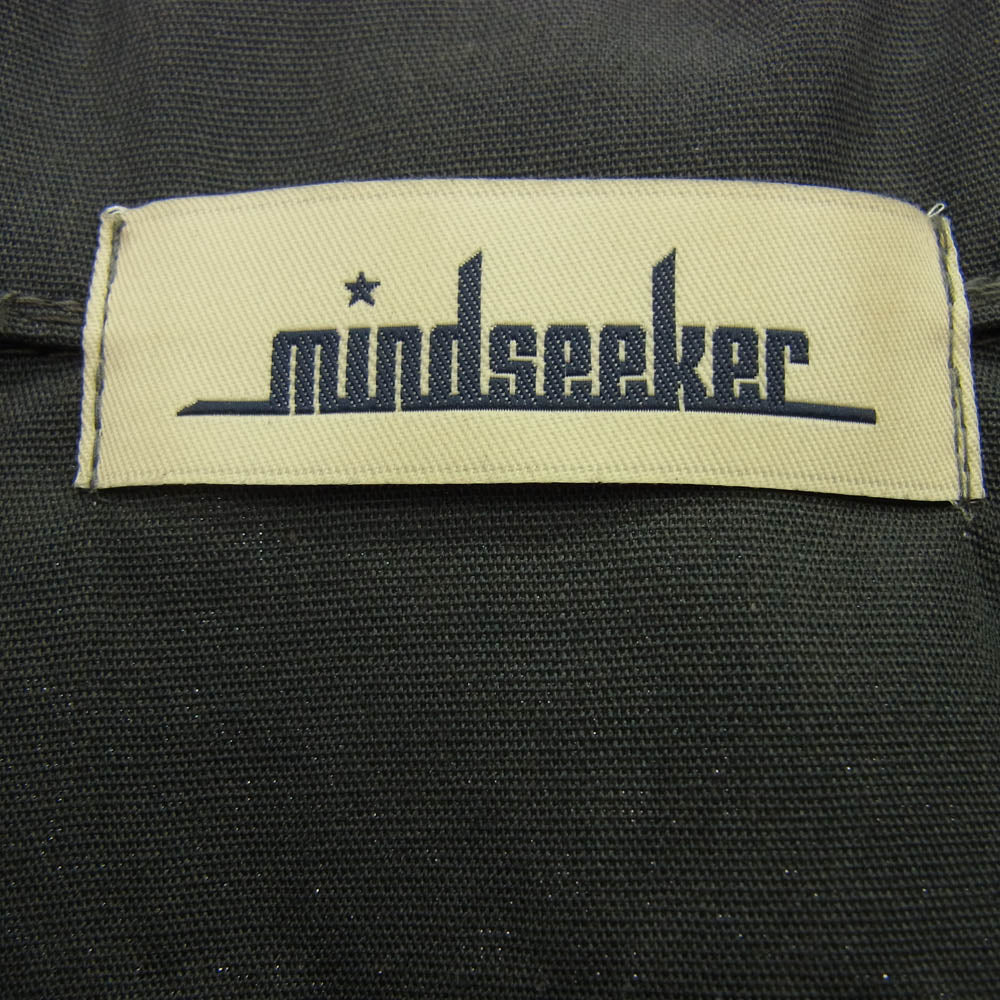 MINDSEEKER マインドシーカー ペイントグラフィックプリント 半袖 シャツ チャコール系 2【中古】