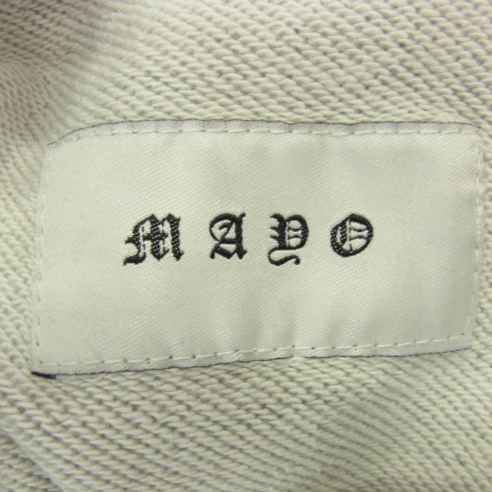 メイヨー 22MY-PT24 Forget Me Embroidery スウェットパンツ グレー系 M【中古】