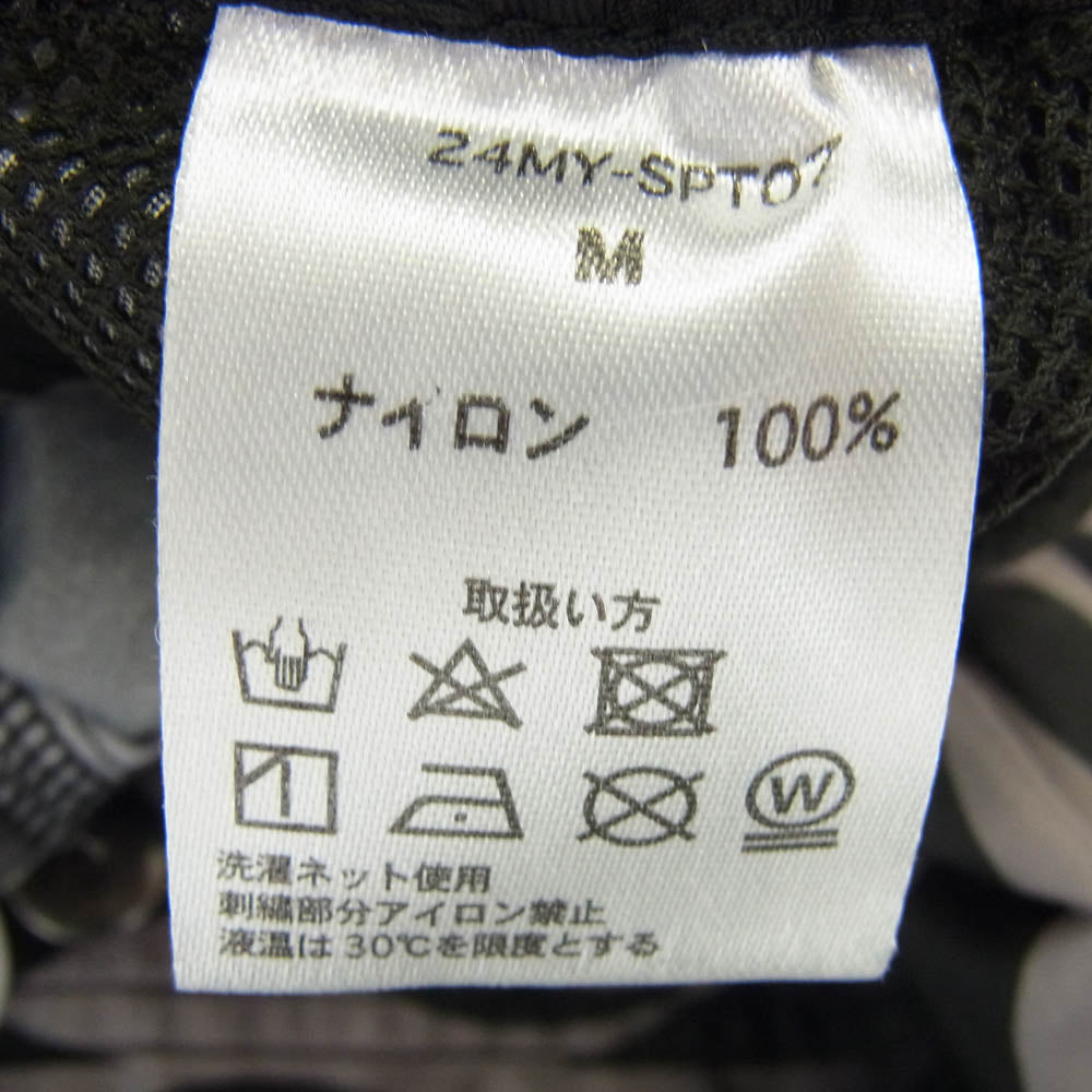 メイヨー 24MY-SPT07 FIRE EMBROIDERY SIDE SNAP NYLON PANTS ファイアープリント ロゴエンブロイダリ― サイドスナップ ナイロン トラックパンツ ブラック系 M【中古】