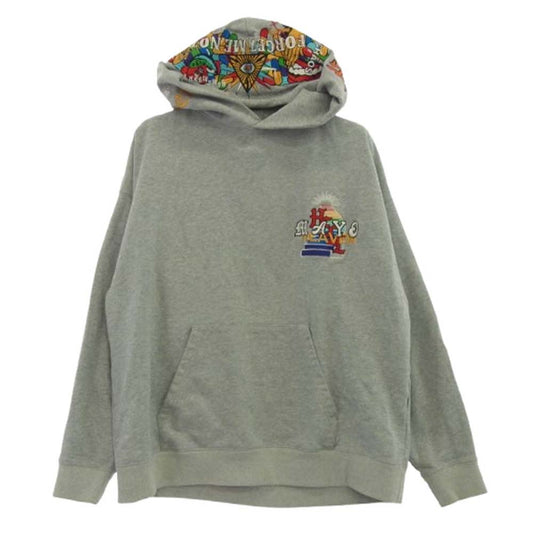 メイヨー 22MY-PK23 Forget Me Embroidery Hoodie スウェット プルオーバーパーカー グレー系 L【中古】