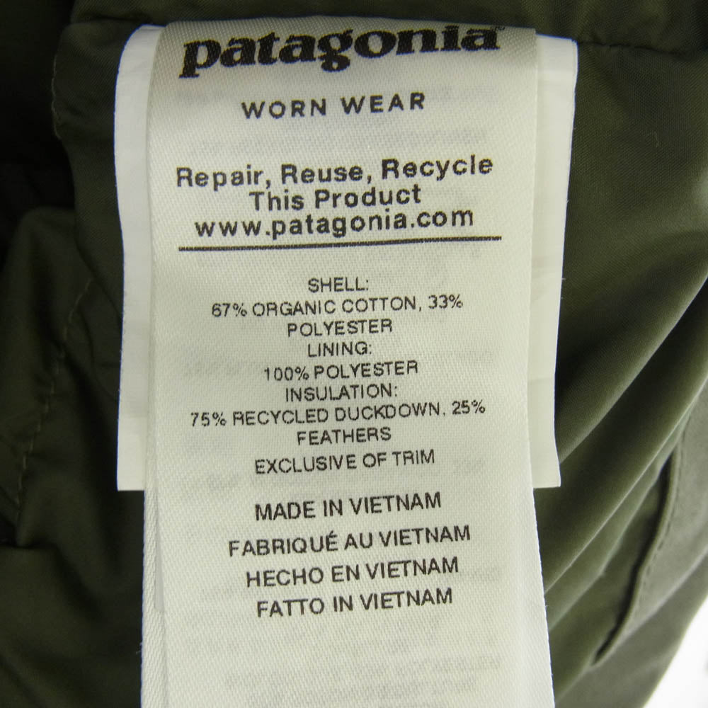 patagonia パタゴニア 26810 Maple Grove Down Parka メープル グローブ ダウン パーカ ジャケット グリーン系 M【中古】