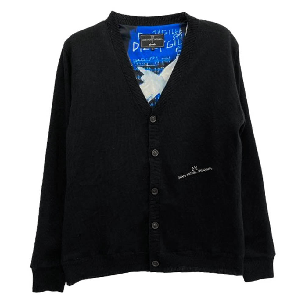 glamb グラム ×Jean-Michel Basquiat バスキア リバーシブル カーディガン ブラック系 マルチカラー系 1【中古】