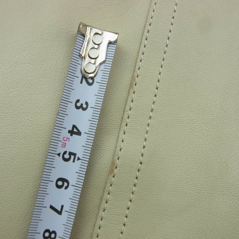 LOVELESS ラブレス 61F01-702-41 ラムレザー シングル ライダース ジャケット ベージュ系 M【中古】