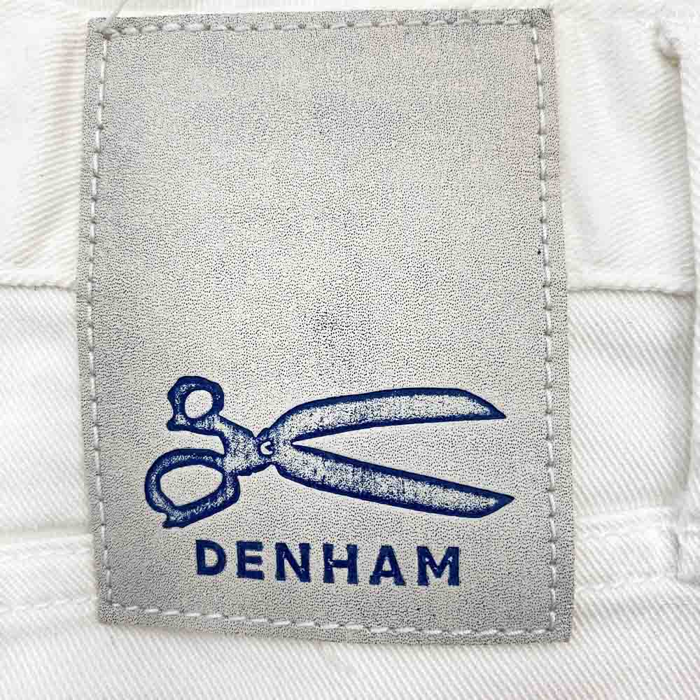 DENHAM デンハム RAZOR SLIM スリムフィット ストレート デニムパンツ ジーンズ ホワイト系 W36【中古】