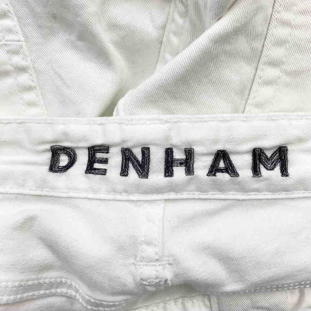 DENHAM デンハム RAZOR SLIM スリムフィット ストレート デニムパンツ ジーンズ ホワイト系 W36【中古】