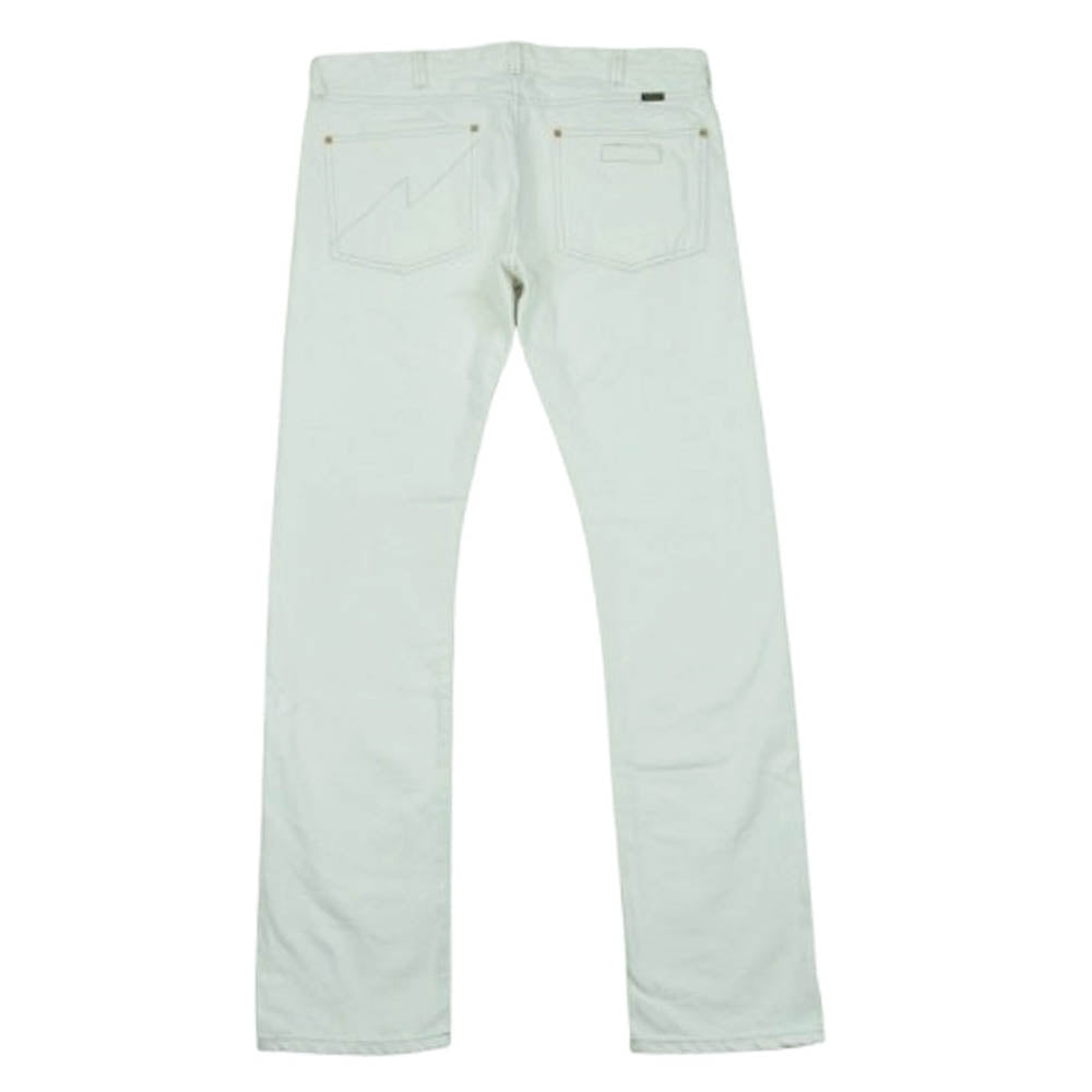 NEIGHBORHOOD ネイバーフッド THE FOURNESS TOKYO ダメージ加工 ストレート デニム パンツ ジーンズ ホワイト系 L【中古】