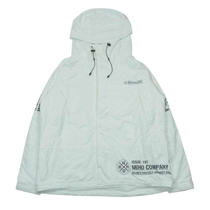 NEIGHBORHOOD ネイバーフッド 19SS 191TSNH-JKM09 ECWCS TVK P-JKT エクワックス ジップアップ ジャケット ホワイト系 L【中古】