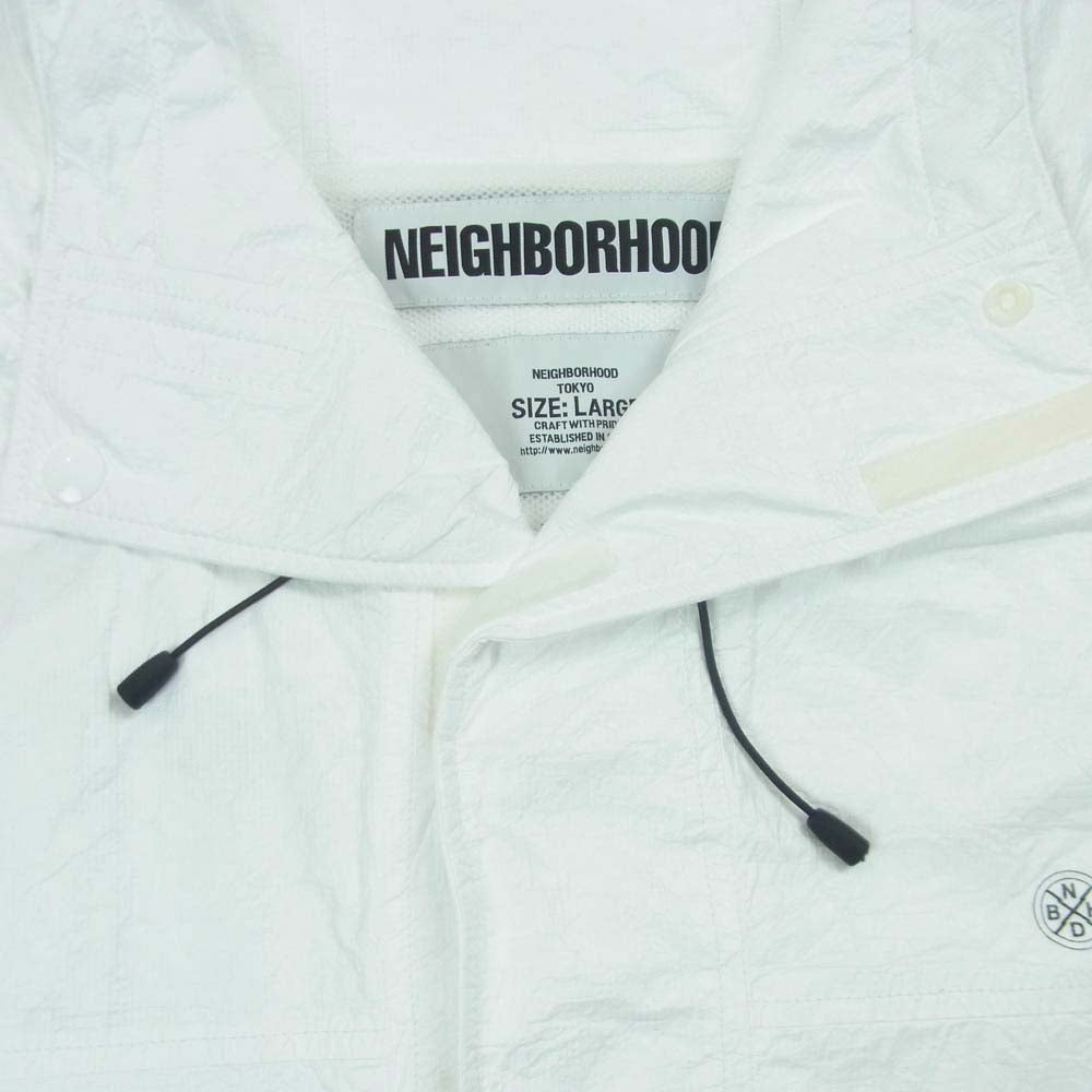 NEIGHBORHOOD ネイバーフッド 19SS 191TSNH-JKM09 ECWCS TVK P-JKT エクワックス ジップアップ ジャケット ホワイト系 L【中古】