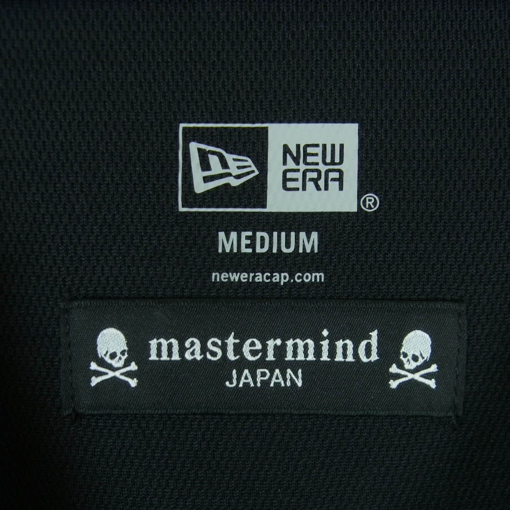 mastermind JAPAN マスターマインドジャパン New Era ニューエラ クロスボーン スカル ロゴプリント クルーネック 半袖 Tシャツ ブラック系 M【中古】