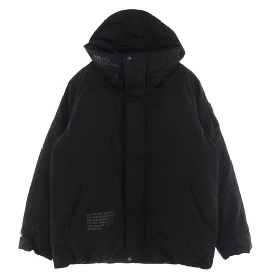 AVIREX アヴィレックス 783-4253002 Down Jacket フーデッド ダウンジャケット ブラック系 2XL【中古】