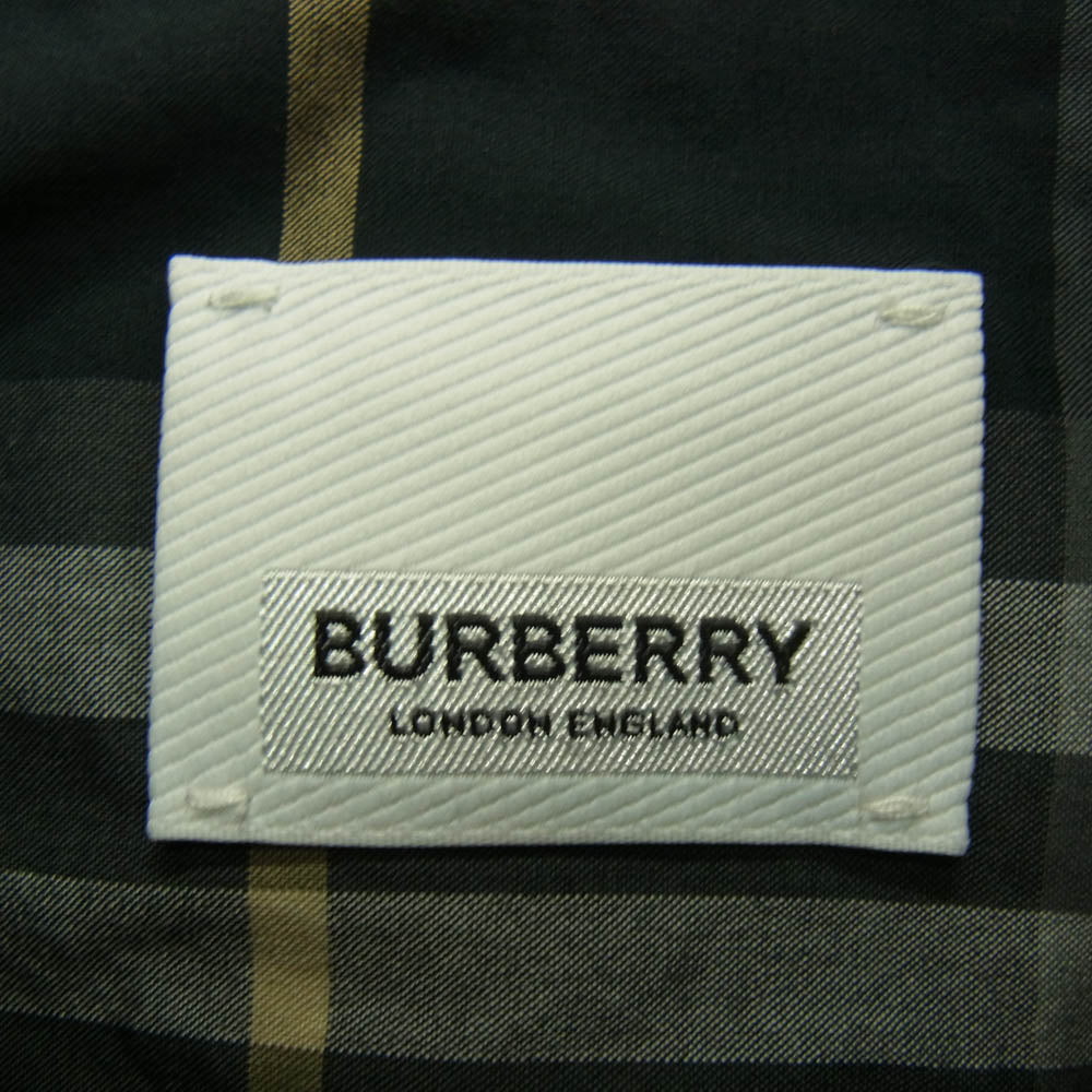 BURBERRY バーバリー 8048147 ボタンダウン ブロード チェック 長袖シャツ グレー系 ブラック系 XS【中古】
