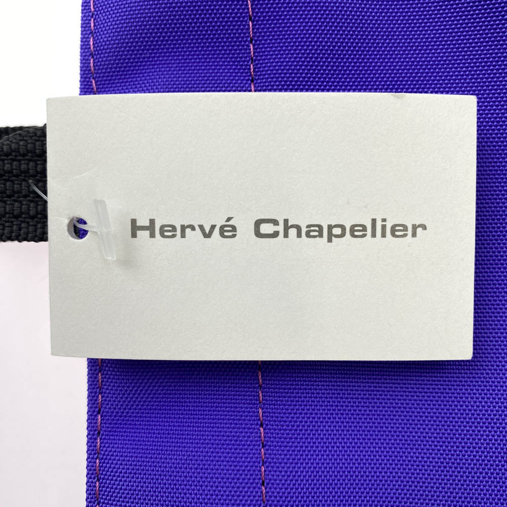 Herve Chapelier エルベ・シャプリエ 901N ヴィオレ×ブーゲンビリア 舟形トートS スモール トートバッグ パープル系【美品】【中古】