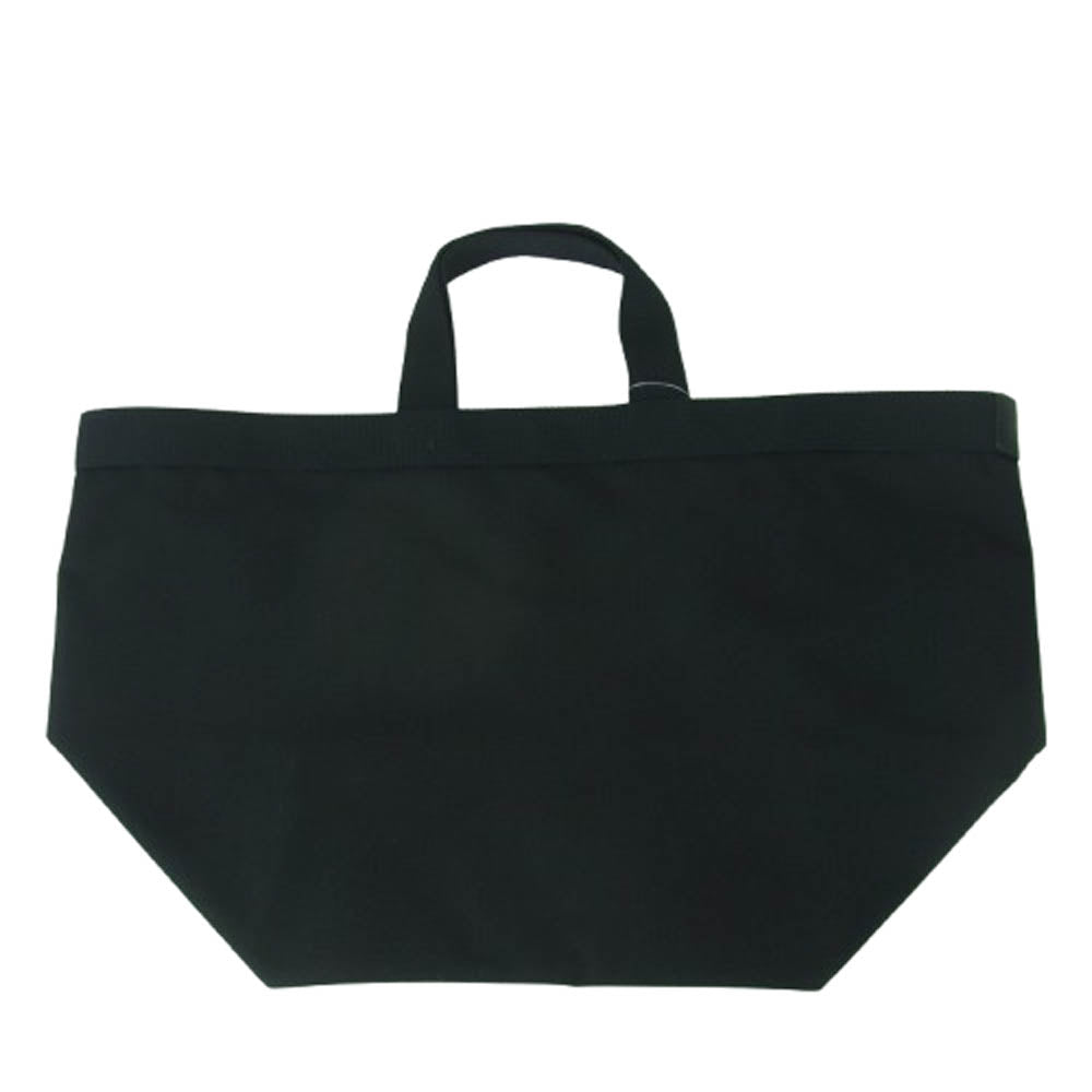 Herve Chapelier エルベ・シャプリエ 725CN 公式オンライン限定品 ノワール 舟形トート スクエア ベース ベーシック ナイロン ラージ トートバッグ Lサイズ ブラック系【美品】【中古】