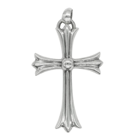 CHROME HEARTS クロムハーツ（原本無） CH CRS LG W BALE ラージ CH クロス Wベイル ペンダントトップ シルバー系【中古】