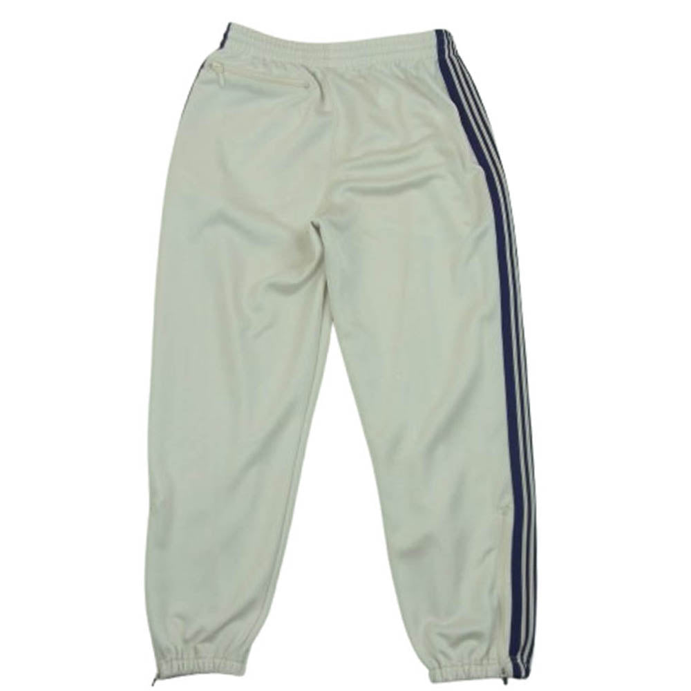Needles ニードルス MR289 Zipped Track Pant 裾ジップ サイドライン トラック パンツ 日本製 オフホワイト系 XS【中古】