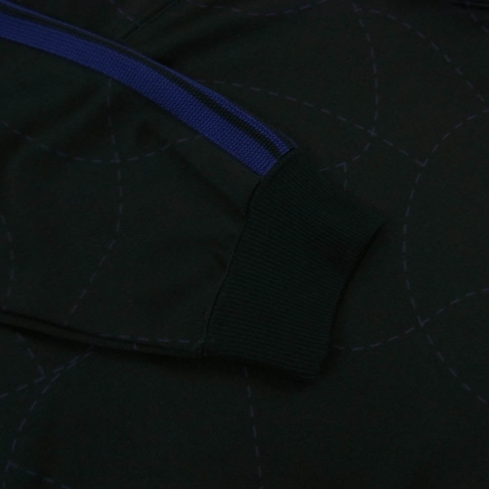 Needles ニードルス MR608 DC SHOES ディーシー Track Hoody Ｗネームロゴ刺繍 トラック フーディー パーカー ブラック系 S【中古】