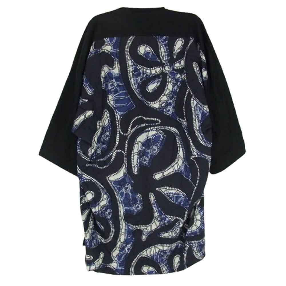 Vivienne WestwoodMAN ヴィヴィアンウエストウッドマン 背面切替 ドッキング オーバーサイズ カットソー 半袖 Tシャツ ブラック系 F【中古】