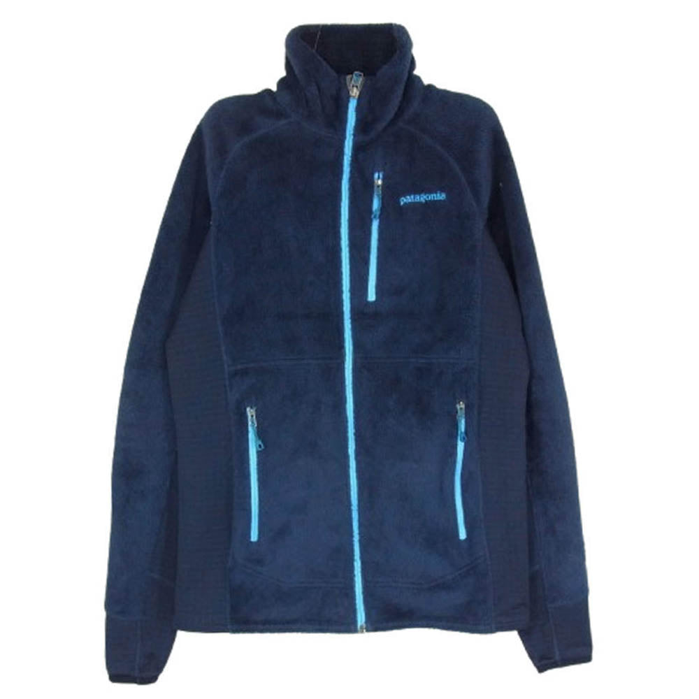patagonia パタゴニア 15AW 25138 R2 フリース ジップアップ ジャケット ネイビー系 XS【中古】