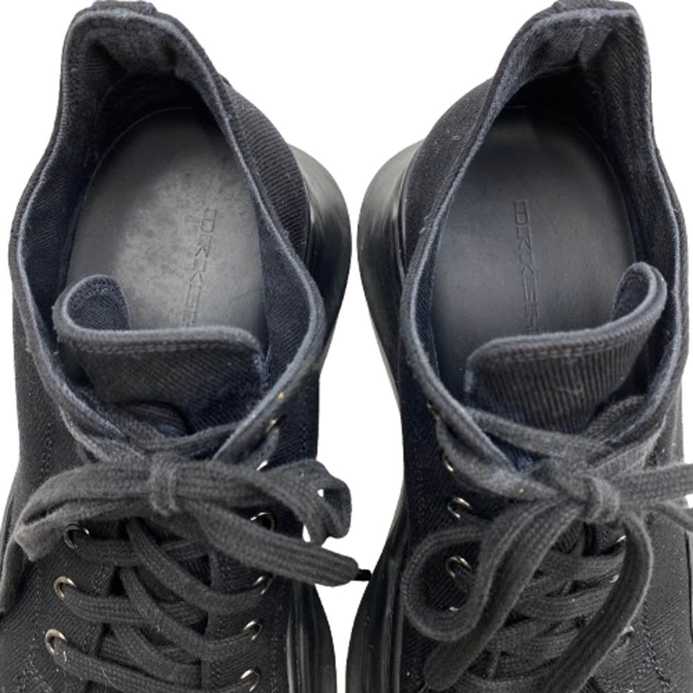 Rick Owens リックオウエンス DRKSHDW ダークシャドウ ABSTRACT アブストラクト スニーカー ブラック系 40【中古】
