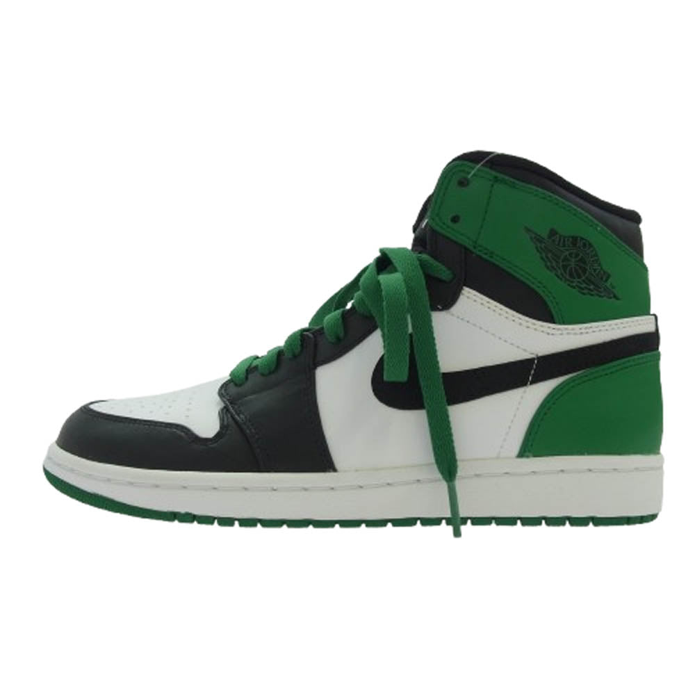 NIKE ナイキ 332550-061 332550-101 【フェイクバスターズ鑑定済】 Air Jordan 1 Defining Moments Pack One 60 Pts エアジョーダン1 ディファイニング モーメンツ パック ワン 60 Pts スニーカー セット レッド系 グリーン系 25.5cm【極上美品】【中古】