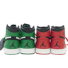 NIKE ナイキ 332550-061 332550-101 【フェイクバスターズ鑑定済】 Air Jordan 1 Defining Moments Pack One 60 Pts エアジョーダン1 ディファイニング モーメンツ パック ワン 60 Pts スニーカー セット レッド系 グリーン系 25.5cm【極上美品】【中古】
