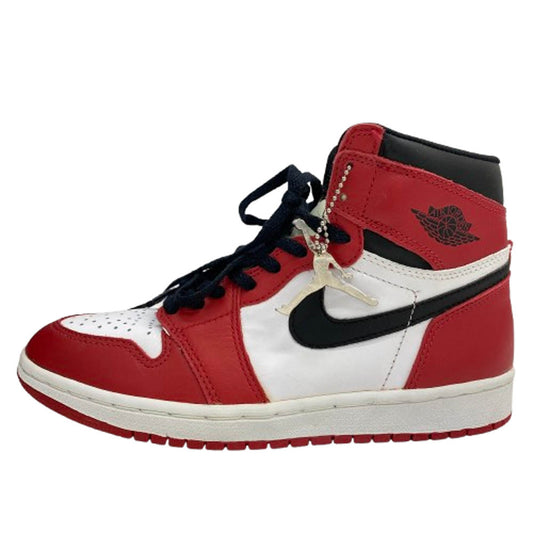 NIKE ナイキ 130207-101 【フェイクバスターズ鑑定済】 94年製 Air Jordan 1 Retro High Chicago 1994 エアジョーダン1 レトロ ハイ シカゴ スニーカー レッド系 25.5cm【極上美品】【中古】