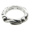 CHROME HEARTS クロムハーツ（原本無） SCRL BAND スクロール バンド リング シルバー系 4号【中古】