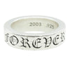 CHROME HEARTS クロムハーツ（原本無） 6mm SPACER FOREVER スペーサー フォーエバー リング シルバー系 16.5号【中古】