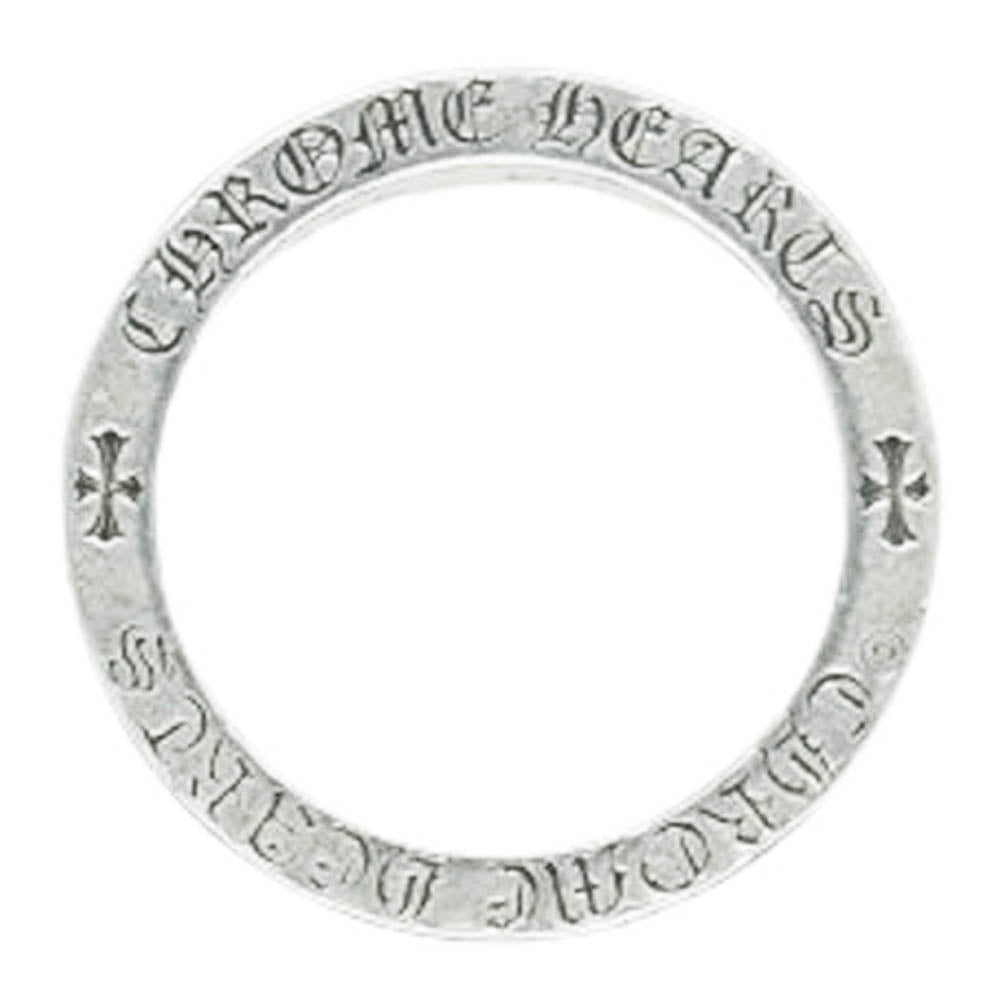 CHROME HEARTS クロムハーツ（原本無） 6mm SPACER FOREVER スペーサー フォーエバー リング シルバー系 16.5号【中古】